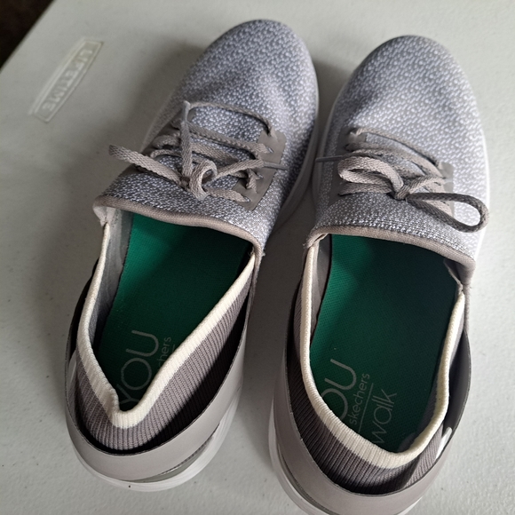 Gray Skechers Sneakers - Picture 3 of 7